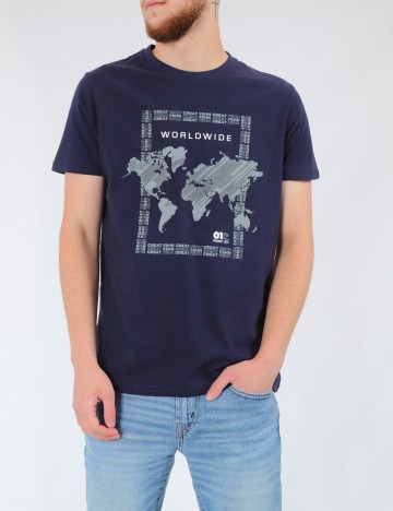 Tricou Milano Bulls, bleumarin