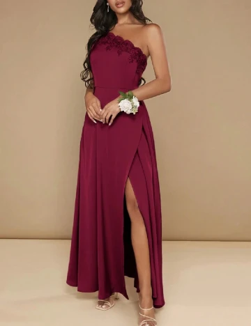 Rochie lunga SHEIN, rosu Rosu