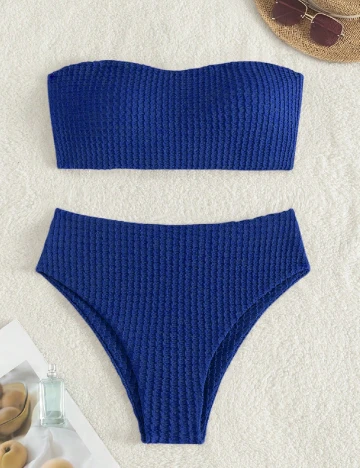 Costum de baie SHEIN, albastru Albastru