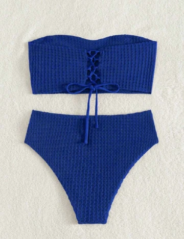 Costum de baie SHEIN, albastru Albastru