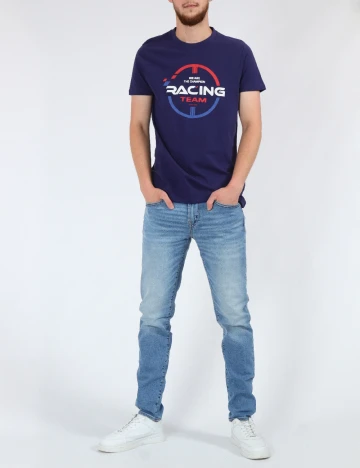 Tricou Milano Bulls, bleumarin
