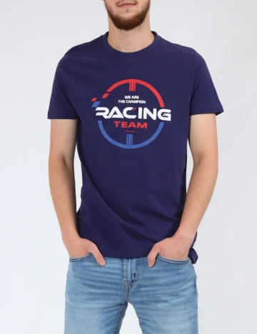 Tricou Milano Bulls, bleumarin