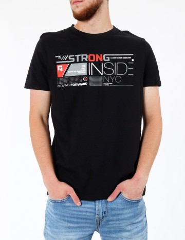 
						Tricou Milano Bulls, negru
