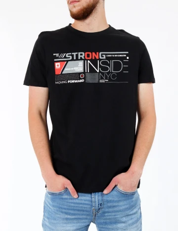Tricou Milano Bulls, negru Negru