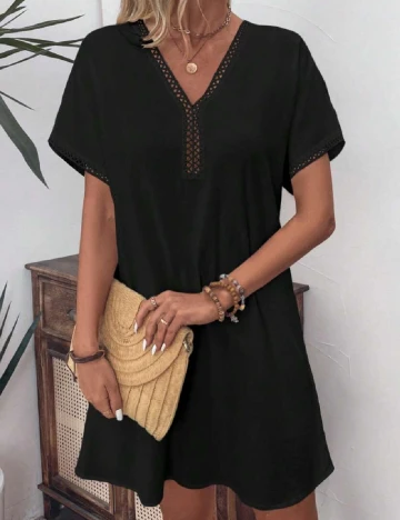 Rochie scurta SHEIN, negru Negru