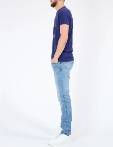 Tricou Milano Bulls, bleumarin Albastru