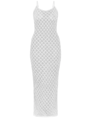 Rochie de plaja PRETTYLITTLETHING, alb Alb
