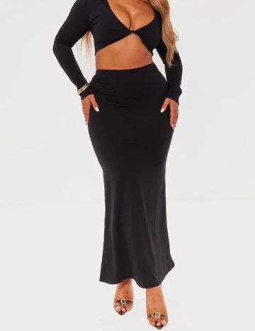 Fusta PRETTYLITTLETHING, negru Negru