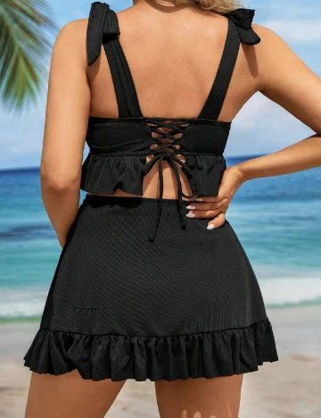 Costum de baie SHEIN Maternity, negru