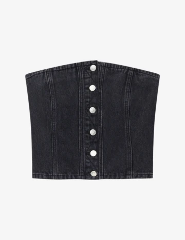 Top Pull&Bear, negru
