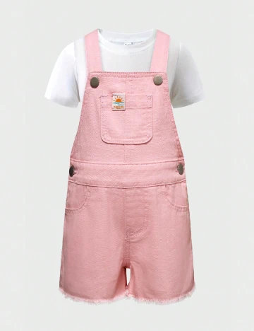 Salopeta Shein Kids, roz Roz