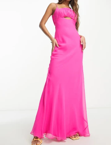 Rochie lunga ASOS, roz Roz