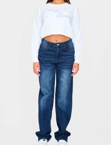 Bluza PRETTYLITTLETHING, alb Alb