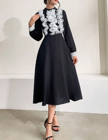 Rochie medie SHEIN, negru Negru