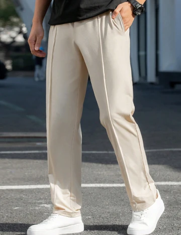 Pantaloni SHEIN, crem Crem