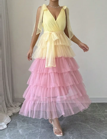 Rochie lunga SHEIN, mix culori