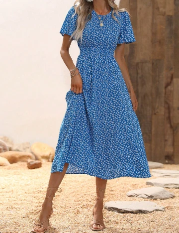 Rochie medie SHEIN, albastru Albastru