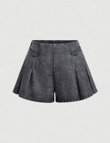 Pantaloni scurti SHEIN CURVE, gri