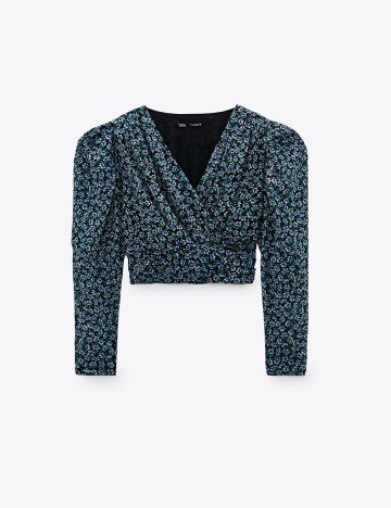 Top Zara, model floral, XS