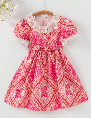 Rochie Shein Kids, roz Roz