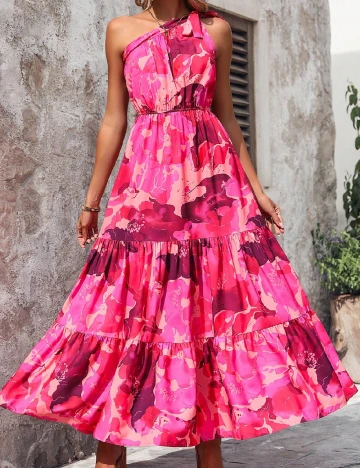 Rochie lunga SHEIN, roz Roz