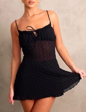 Rochie scurta PRETTYLITTLETHING, negru Negru