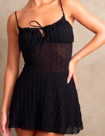 Rochie scurta PRETTYLITTLETHING, negru Negru