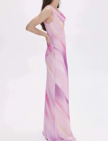 Rochie lunga Mango, roz