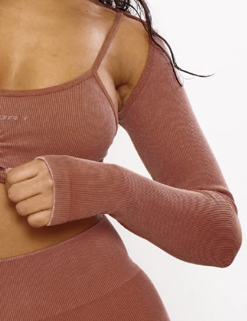 Bolero PRETTYLITTLETHING, maro Maro