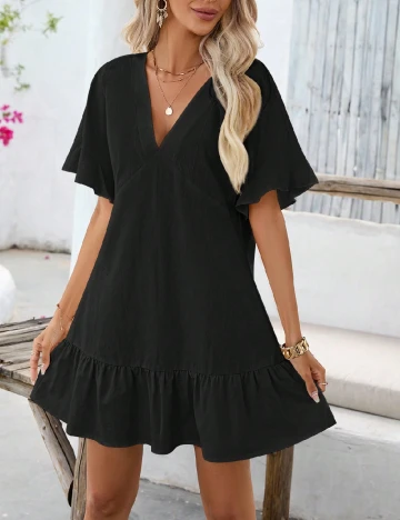 Rochie scurta SHEIN, negru Negru