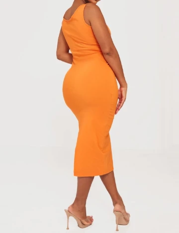 Rochie medie PRETTYLITTLETHING, portocaliu Portocaliu
