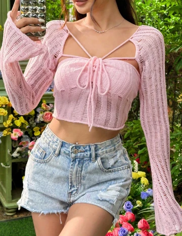 Top SHEIN, roz Roz