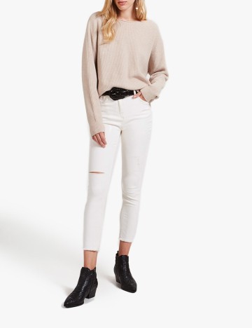 Pulover Motivi, bej, S