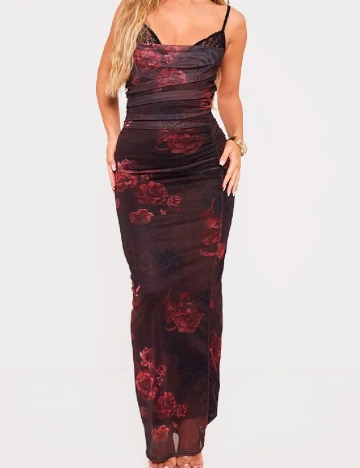 Rochie lunga PRETTYLITTLETHING, negru Negru