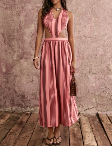Rochie lunga SHEIN, roz Roz