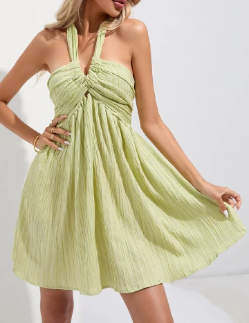 Rochie scurta SHEIN, verde Verde