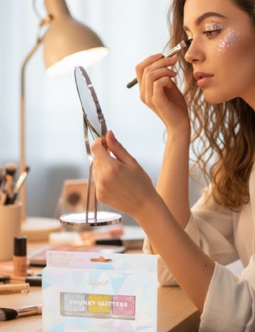 Gel cu sclipici Bonjolie, mix culori