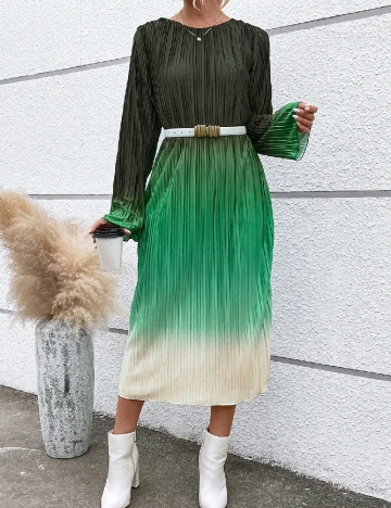 Rochie medie SHEIN, verde Verde