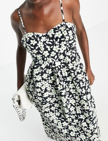 Rochie lunga Top Shop, floral print Floral print