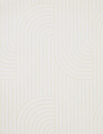 Tapet ACTION, ecru Alb