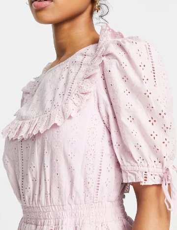 Rochie scurta Miss Selfridge, roz Roz