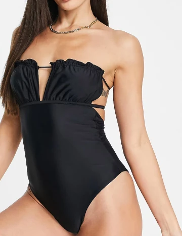 Costum de baie ASOS, negru Negru