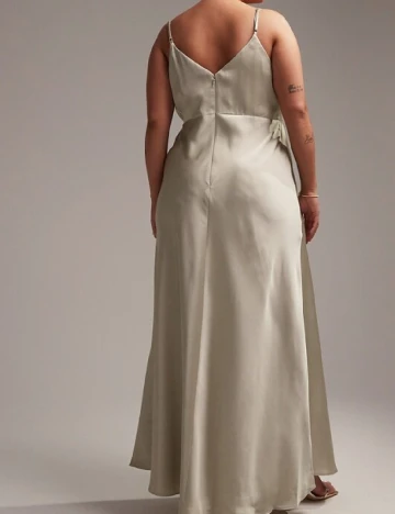 Rochie lunga ASOS Curve, bej