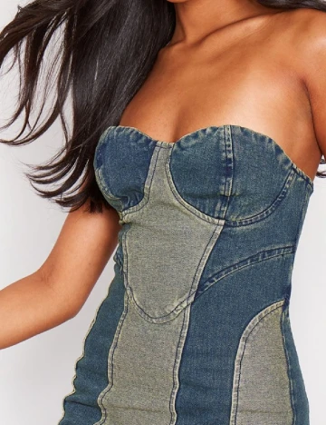 Rochie scurta PRETTYLITTLETHING, albastru Albastru