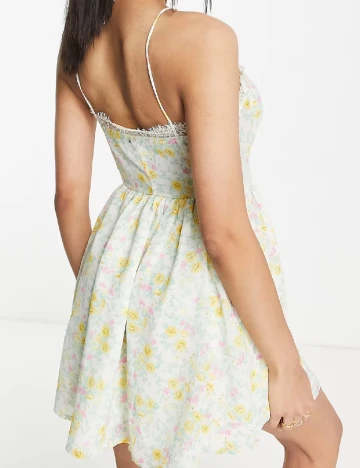 Rochie scurta ASOS, floral print Floral print