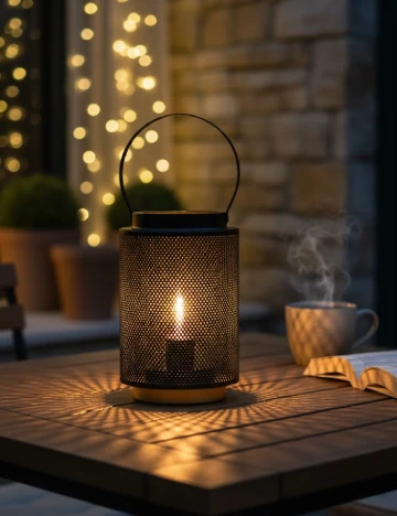 Lampa ACTION, negru Negru