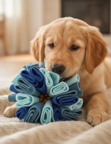 Minge olfactiva pentru caini Pets Dreamteam, albastru