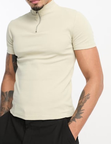 
						Tricou ASOS, bej