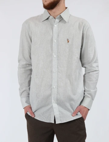 Camasa Polo Ralph Lauren, gri