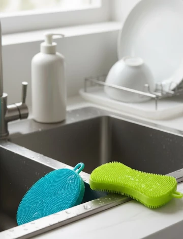 Set bureti din silicon Zd Trading, albastru/verde Albastru